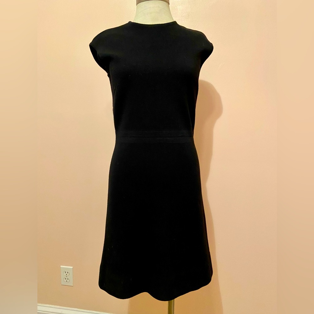 Vintage Classic Knit LBD Black Dress
